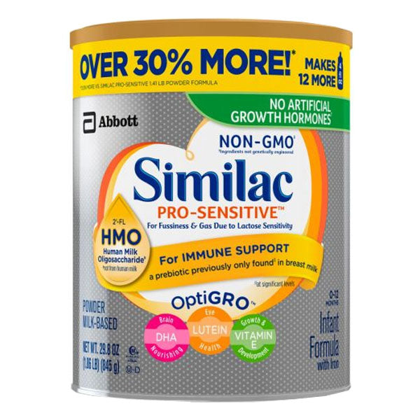 Similac Pro-Sensitive Powder, 29.8 oz. Can | The Breathing Shop