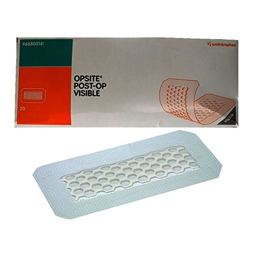 opsite dressing OpSite Post-Op Visible Bacteria-Proof Dressing with See-Through Absorbent  Pad, 4
