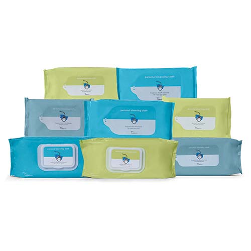 Cardinal Health Personal Cleansing Cloth, Flushable, Fragrance Free, 9 ...