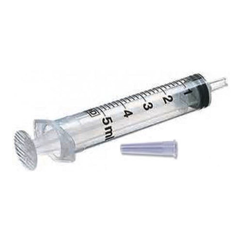 Oral Syringe with Tip Cap 5 mL, Clear | The Breathing Shop