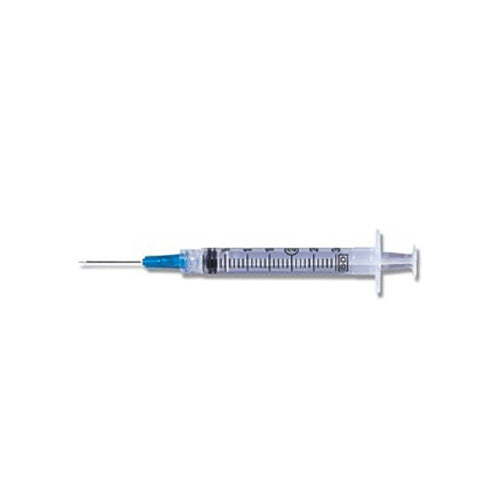 Luer-Lok Syringe with Detachable PrecisionGlide Needle 23g x 1, 3 ml