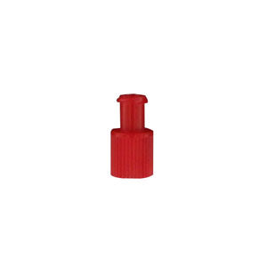 Male and Female Luer Lock Cap, Red | The Breathing Shop
