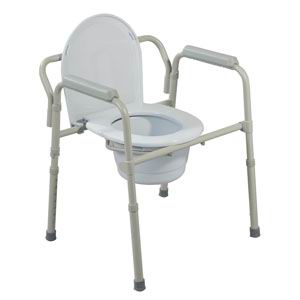 Folding Steel Commode | The Breathing Shop