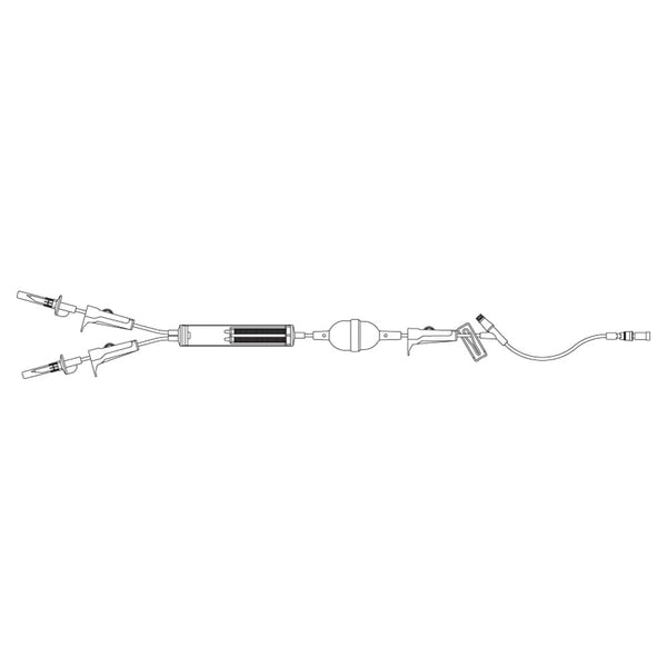 Lifeshield Blood Administration Set, Macrobore, Clave Y-Site, 200 ...