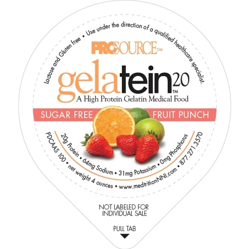 Prosource Gelatin 20 Fruit Punch Protein, 4 oz. Cup, 88 Cal | The ...