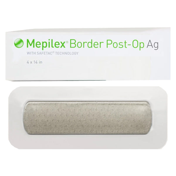 Mepilex Border Post Op Ag Foam Dressing, 4